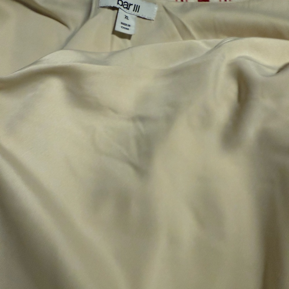 Bar III Cream Women's Top